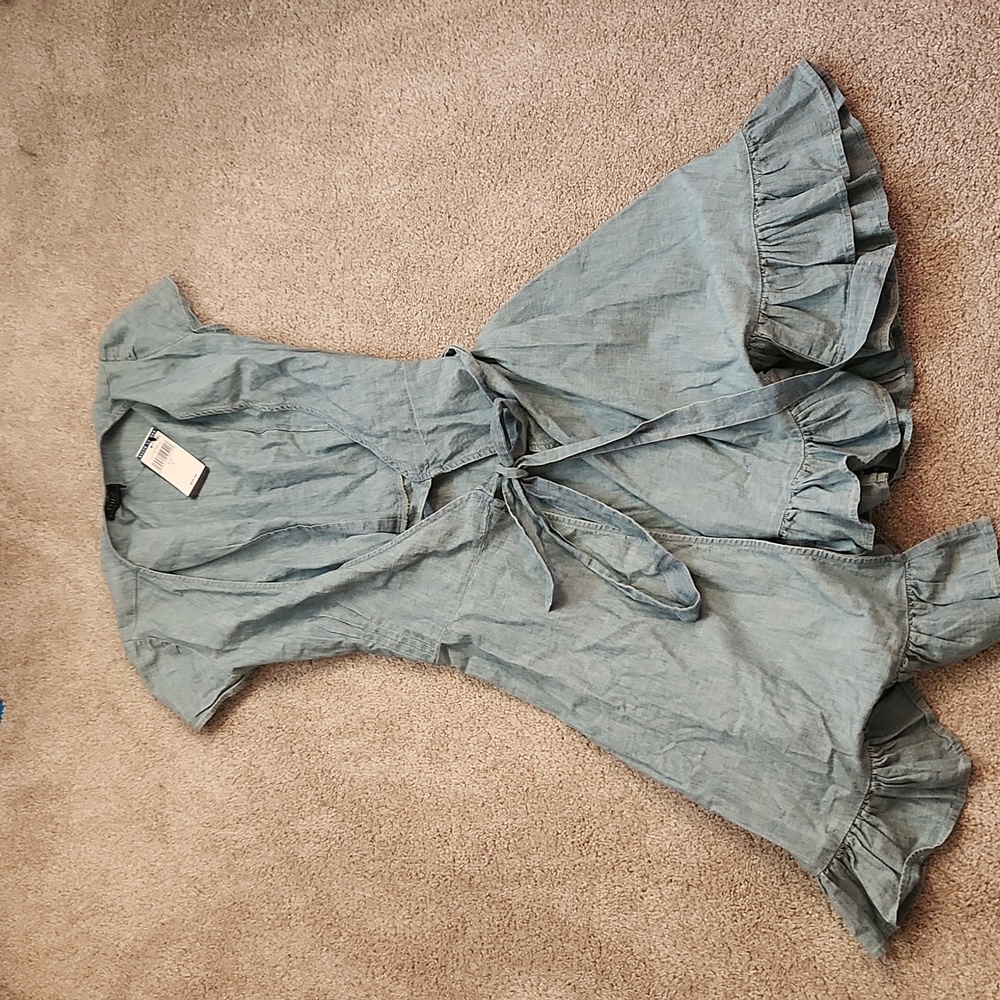 Polo tie short-sleeved dress